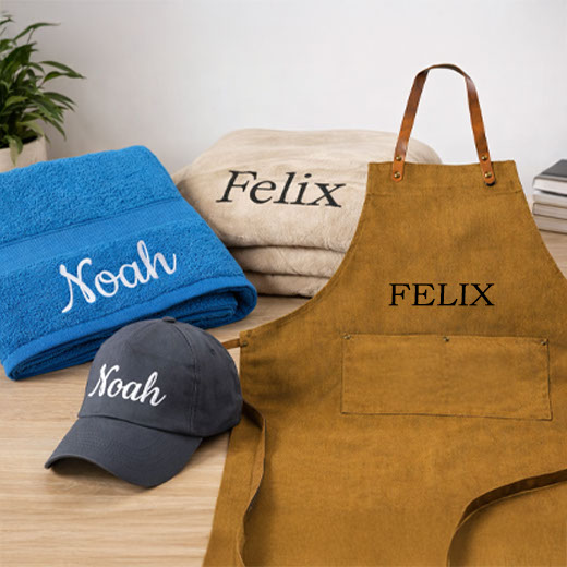 Geschenke mit Bestickung – personalisiert und hochwertig