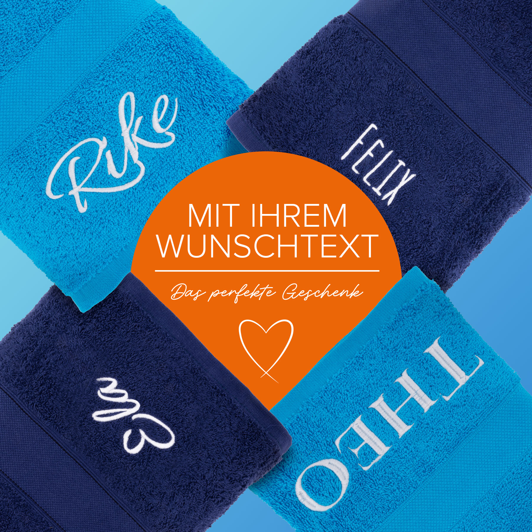 Handtücher in vielen Farben